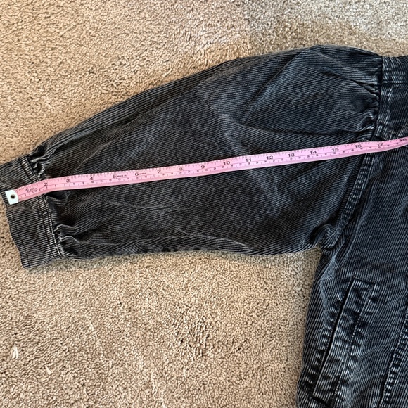 Black corduroy bomber jacket size small - Picture 6 of 7